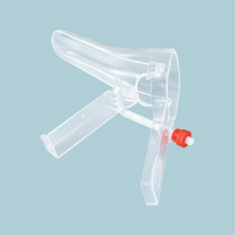 SY009 Side Screw Type PS / PE Disposable Plastic Vaginal Speculum