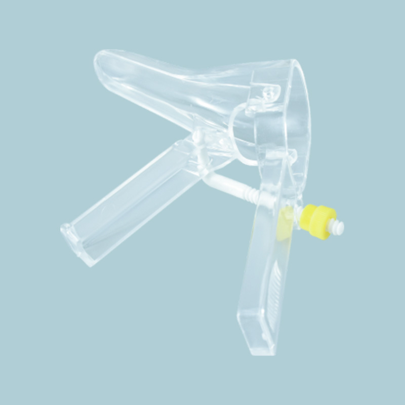 SY009 Side Screw Type PS / PE Disposable Plastic Vaginal Speculum