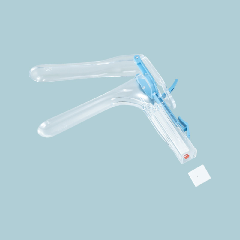 SY003 America Type Narrow Handle PC / PS / POM Disposable Vaginal Speculum