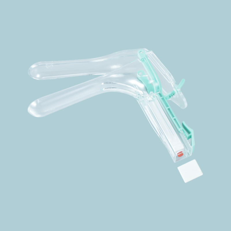 SY003 America Type Narrow Handle PC / PS / POM Disposable Vaginal Speculum